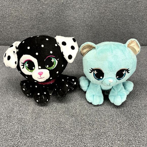 2x Gund P.Lushes Designer Pet Audrey Park Panther Premium 6" Kitty Cat Plush - Picture 2 of 13